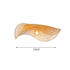 Suspension Design en Bambou–Lustre Ondulé