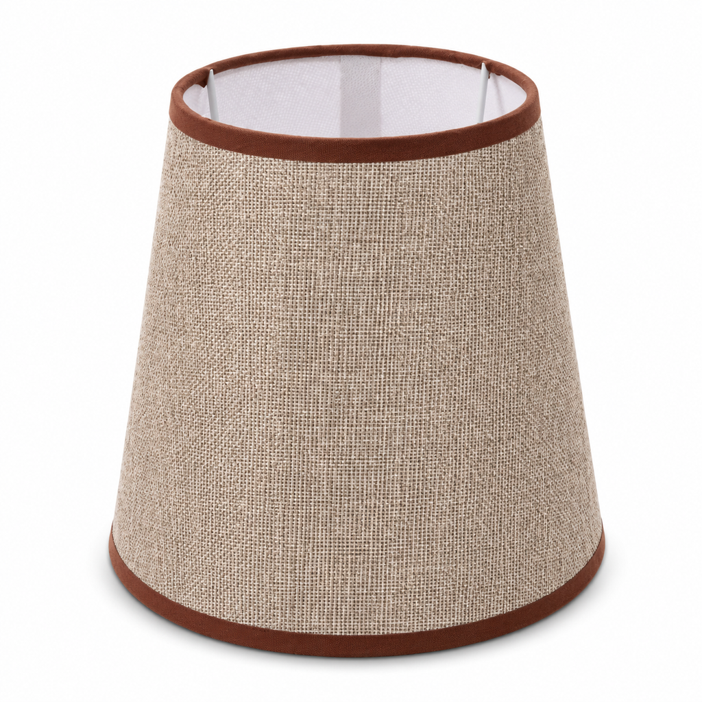 Abat-jour Conique Lin Beige