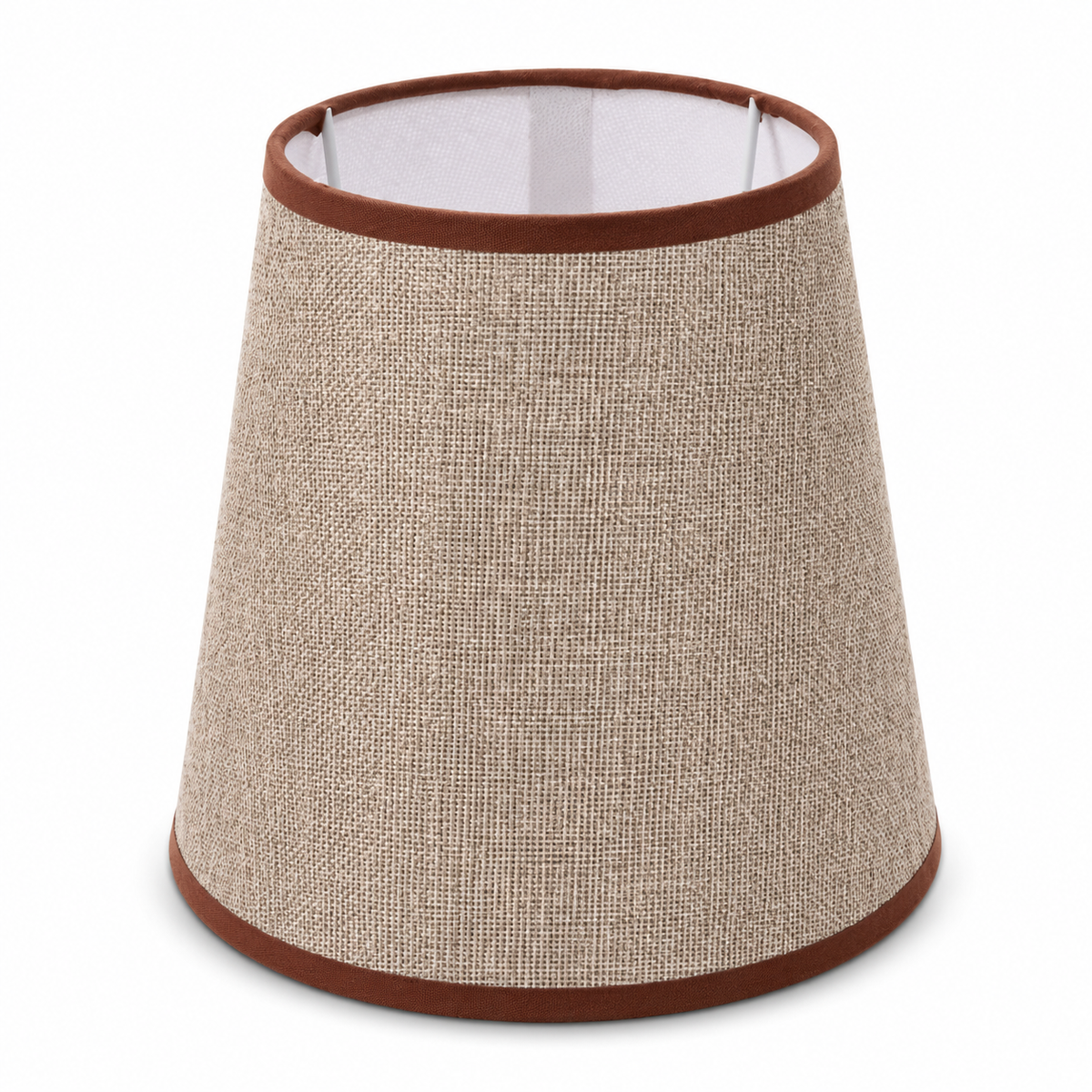 Abat-jour Conique Lin Beige