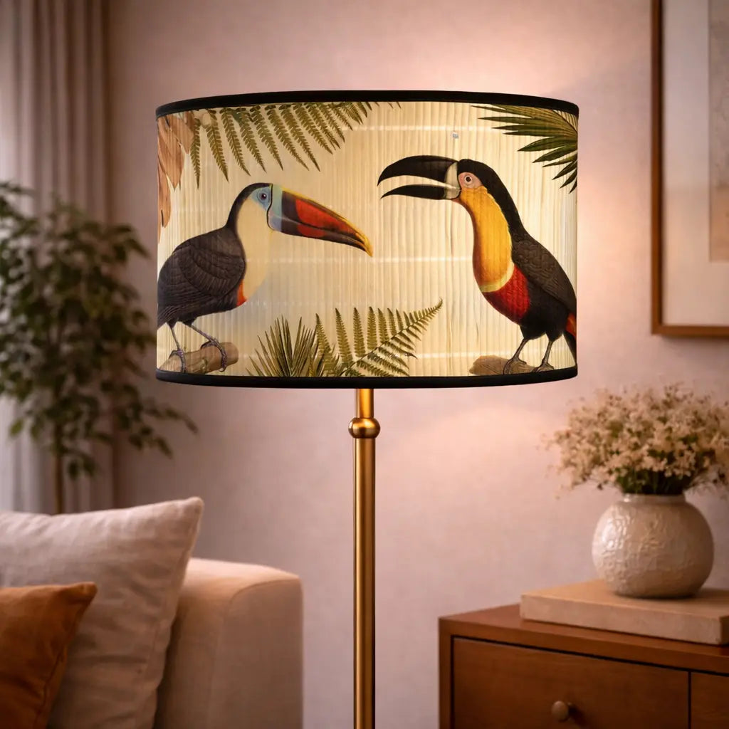 Abat-jour Jungle Toucan – Motif Tropical Naturel Lumyno
