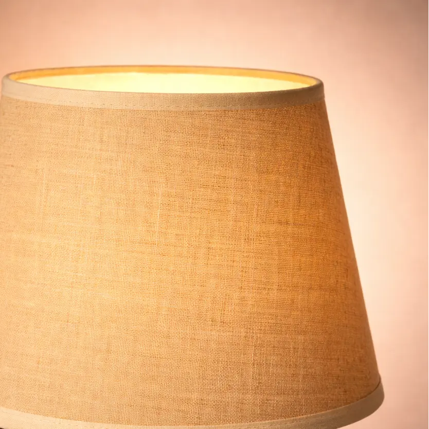 Abat-jour Lin Beige Naturel – Design Classique Lumyno