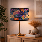 Abat-jour Floral Tropical–Motif Fleurs Colorées