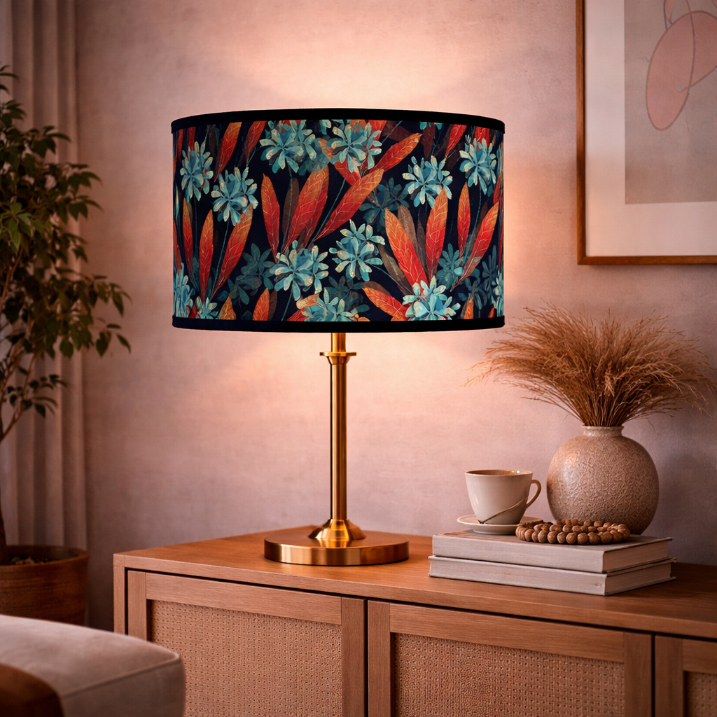 Abat-jour Feuillage Tropical–Motif Jungle