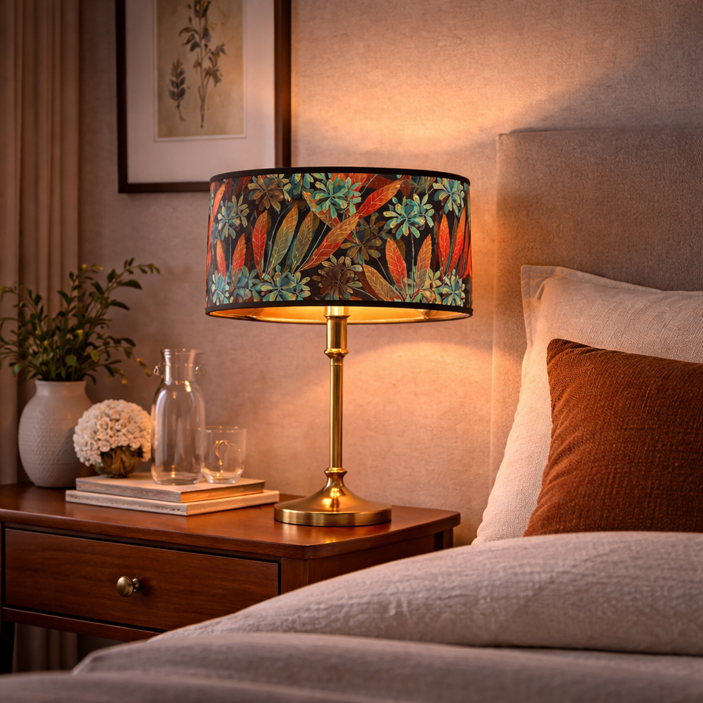 Abat-jour Feuillage Tropical–Motif Jungle