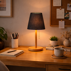 Abat-jour Noir Minimaliste – Design Élégant