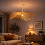 Suspension Design en Bambou–Lustre Ondulé