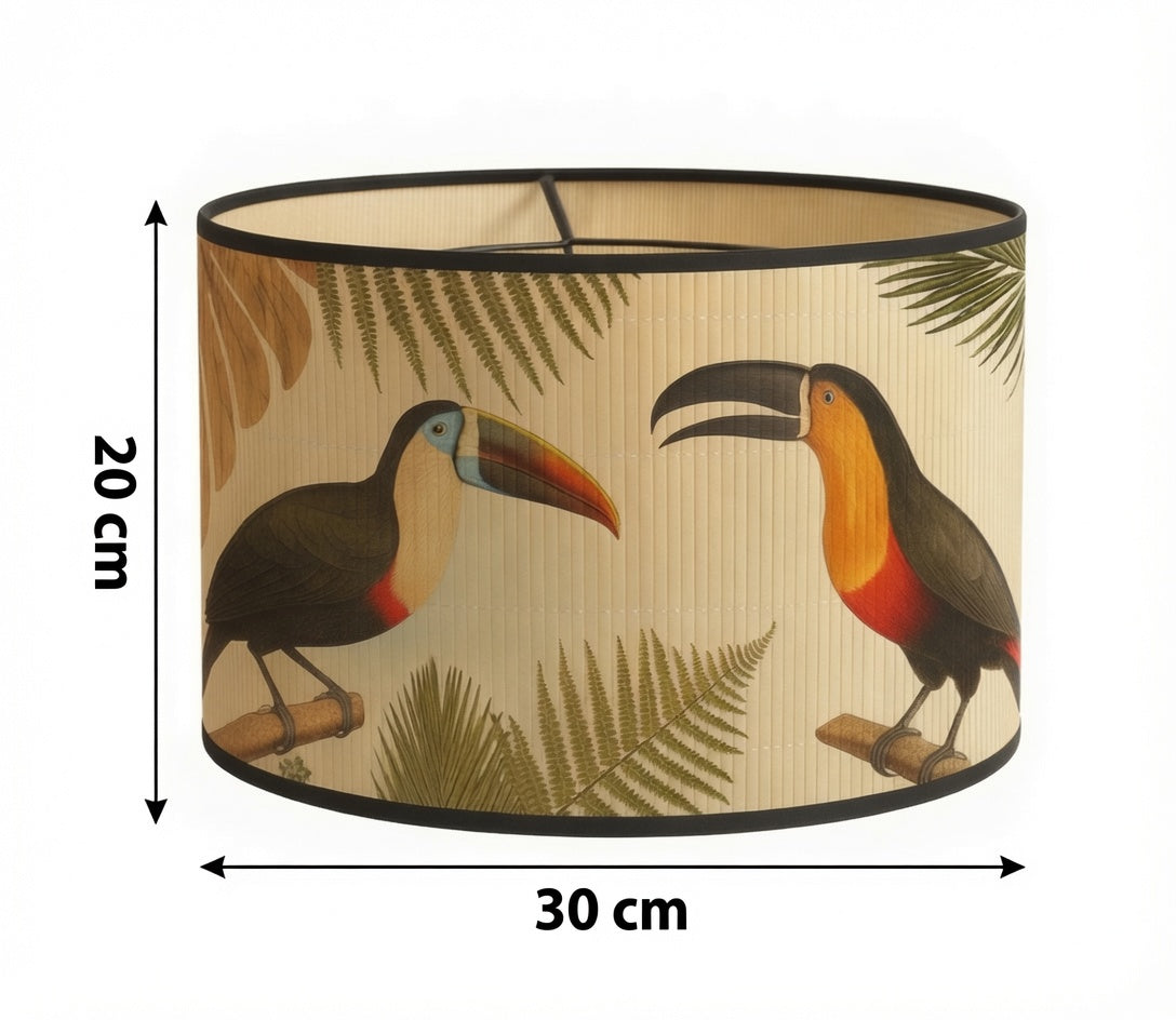 Abat-jour tropical toucan - Guyane