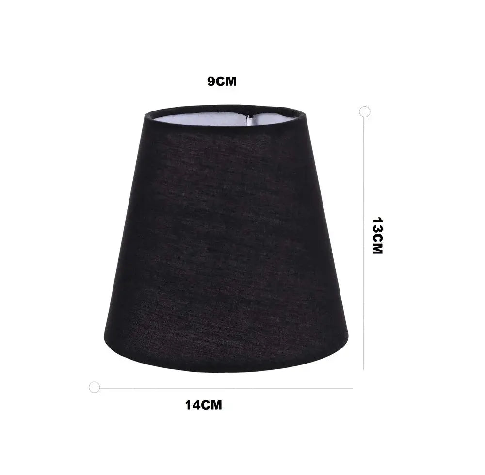 Abat-jour Noir Minimaliste – Design Élégant Lumyno