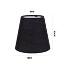 Abat-jour Noir Minimaliste – Design Élégant Lumyno