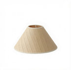 Abat-jour conique tissu beige - Lin
