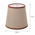 Abat-jour Conique Lin Beige