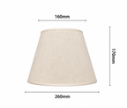 Abat-jour Lin Beige Clair – Design Classique